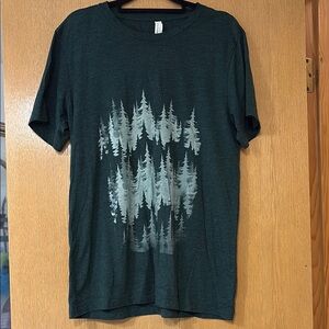 EUC Forest Graphic Bella Canvas Unisex T-Shirt - Green-M